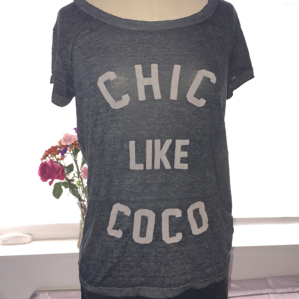 Jersey material tee